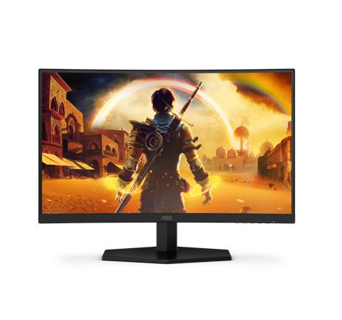 AOC LCD herní C24G42E 23,6" zakřivený VA/1920x1080@180Hz/0,5ms/250cd/2xHDMI/DP/Repro/VESA