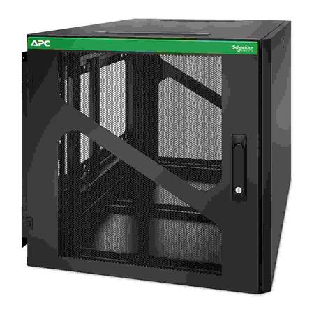 APC NetShelter 12U Wallmount Rack Enclosure Cabinet Side Mount UPS Depth