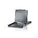 ATEN CL6708MW-ATA-AG SINGLE RAIL 8-PORT DVI FHD LCD KVM 17.3" W/LED LIGHT/USA KB/EU