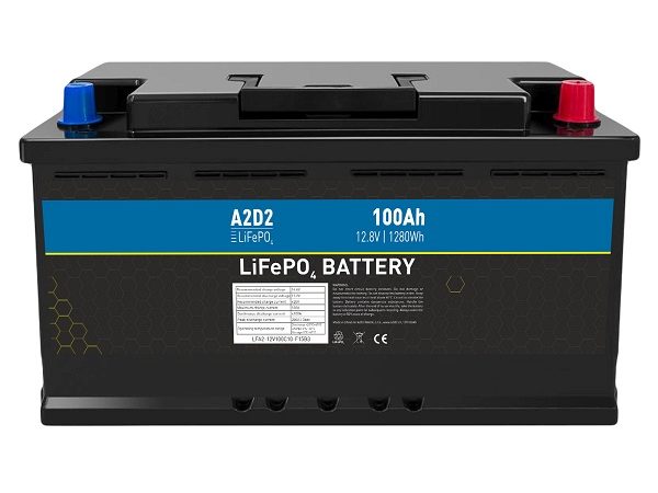Avacom A2D2 baterie LiFePO4 12,8V 100Ah F15 pouzdro na autobaterii (Gotion cells)
