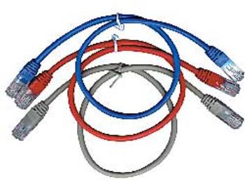C-TECH Kabel patchcord Cat5e, UTP, šedý, 20m