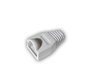 DATACOM Návlek pro plug RJ45 s bublinou šedý (100ks)