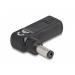 Delock Adaptér na kabel na nabíjení laptopu, ze zásuvky USB Type-C™ na zástrčku 5,5 x 2,1 mm, úhlový 90°