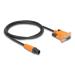 Delock Kabel sběrnice M12 CAN, A-kódovaný, 9 pinový, ze zástrčky na zásuvku D-Sub 9, délky 1 m