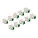 Delock Modul Keystone ze zásuvkového konektoru RJ45 na LSA Cat.6A, beznástrojový, zelený, sada 10 kusů