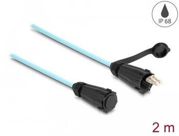 Delock Optický kabel z LC Duplex na LC Duplex s ochrannou krytkou, multi-mode OM3, 2m