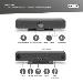 DIGITUS 4K All-in-One Video Bar, Set ePTZ, AI, 4x mikrofon / 1x reproduktor, 1x stolní mikrofon
