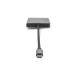 DIGITUS Adaptér USB-C - 2x HDMI, 18 cm 4K/30Hz, stříbrný, hliníkový kryt
