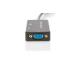 Digitus DisplayPort Kabelový převodník, DP - HDMI+DVI+VGA M-F/F/F, 0,2 m, multimediální kabel 3v1, CE, zlato, bl