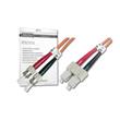 DIGITUS Fiber Optic Patch Cord, ST to SC, Multimode 50/125 µ, Duplex Length 3m