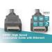 Digitus HDMI High Speed + Ethernet připojovací kabel, 2xstíněný, 2m