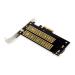 Digitus M.2 NGFF / NVMe SSD PCIexpress Add-On karta podporuje B, M a B + M Key, velikost od 30 ~ 110 mm