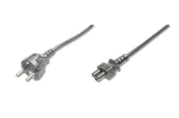 Digitus Napájecí kabel, CEE 7/7 (Typ-F) - C5 M / F, 1,8 m, H05VV-F3G 0,75qmm, černý
