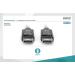 Digitus Připojovací kabel DisplayPort 1.2, DP M/M, 5,0 m, se západkou, Ultra HD 4K, bl