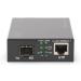 DIGITUS Professional Gigabit PoE media converter, RJ45 / SFP, PSE