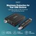 DIGITUS USB 3.2 Gen1 Fiber Extender, 5 Gbps, 4 porty: 3x USB-A / 1x USB-C, 300m