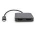 DIGITUS USB-C - 2x HDMI MST Video Hub DP 1.4, HDMI 2.0, 4K/60Hz