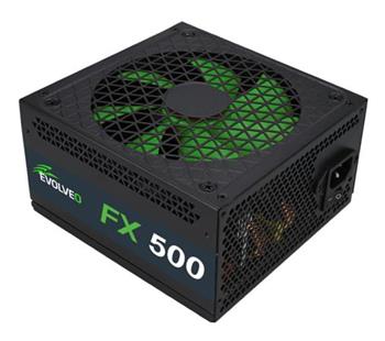 EVOLVEO FX 500 , zdroj 500W ATX, 14cm, tichý, 80+,