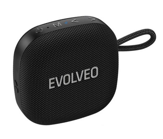 EVOLVEO TopSound, bezdrátový vodotěsný bluetooth reproduktor s rádiem, černý