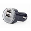 GEMBIRD 2portová USB nabíječka do auta, 2,1A černá
