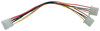 GEMBIRD Kabel redukce - rozdvojka napájení 1x 5,25" na 2x 5,25"
