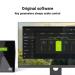 Green Cell Nepřerušitelný zdroj napájení UPS 2000VA 1400W s LCD displejem Čistá sinusovka | VERZE EU | 2x Schuko 2x IEC zásuvky