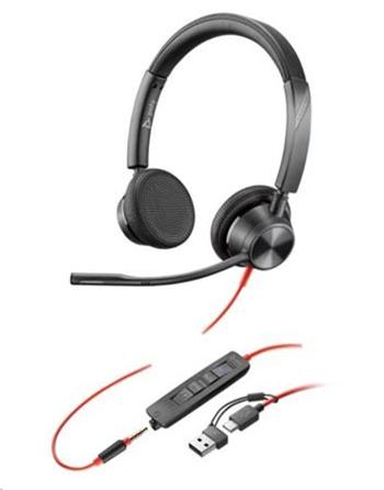 HP Poly BW 3325 USB-C HS +3.5mmP +USB-C/A