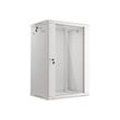LANBERG 19" RACKOVÁ SKŘÍŇ PRO MONTÁŽ NA STĚNU 18U/600X450 (v rozloženém stavu) ŠEDÁ V2