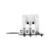 LANBERG CLOSED-LOOP THERMOSTAT 10A FOR RACK CABINETS WITH 19" EAR AND TERMINAL BLOCK GRAY