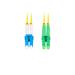 LANBERG optický patch cord SM LC/APC-LC/UPC duplex 2m LSZH G657A1 průměr 3mm, barva žlutá