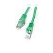 LANBERG Patch kabel CAT.6 FTP 15M zelený Fluke Passed