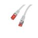 LANBERG Patch kabel CAT 6 S-FTP, AWG 26/7, LSZH, měď, šedý, 2m