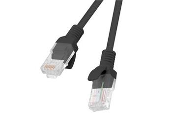 LANBERG Patch kabel CAT.6 UTP 15M černý Fluke Passed