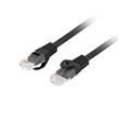 LANBERG Patch kabel CAT.6 UTP LSZH CU 5M černý Fluke Passed
