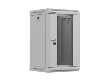 LANBERG RACKOVÁ SKŘÍŇ 10" PRO MONTÁŽ NA STĚNU 9U/300X300 (PLOCHÉ BALENÍ) S PROSKLENÝMI DVEŘMI ŠEDÁ