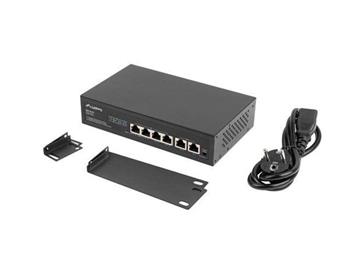 LANBERG SWITCH 4X 100MB POE+/2X 100MB UNMANAGED RACK 10"/19" FAST ETHERNET 60W