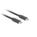 Lanberg USB-C M/M 3.1 GEN 2 kabel 1,8m 10GB/S PD100W černá