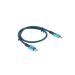 Lanberg USB-C M/M 4.0 kabel 0,5m 100W 8K 30Hz modro-černá