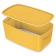 LEITZ Úložný box s víkem MyBox Cosy, velikost S, teplá žlutá