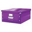 LEITZ Univerzální krabice Click&Store, velikost L (A3), purpurová
