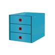 LEITZ Zásuvkový box Click&Store COSY, 3 zásuvky, klidná modrá