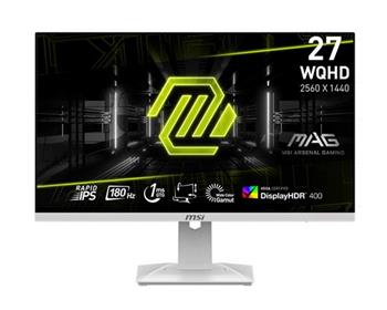 MSI Gaming monitor MAG 274QRFW, 27" Rapid IPS/2560x1440 (WQHD)/ 180Hz/1ms/2x HDM