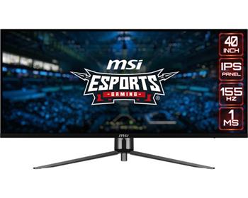 MSI Gaming monitor MAG401QR, 40" IPS/3440x1440 (UWQHD)/155Hz/1ms/DP/2xHDMI/3xUS