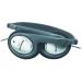 Panasonic RP-HT090E-H, drátové sluchátka, přes hlavu, 3,5mm jack, 6,3mm jack, kabel 5m, ovládání hlasitosti, šedá