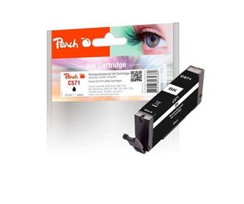 PEACH kompatibilní cartridge Canon CLI-571BK, black, 8,5 ml