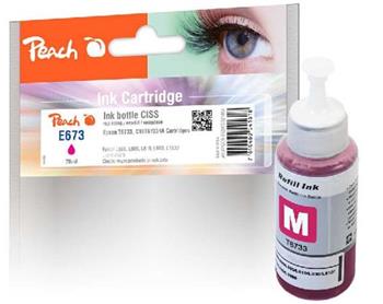 PEACH kompatibilní cartridge Epson CISS T6733 magenta, 70ml