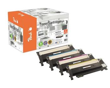 PEACH kompatibilní toner HP No 117A MultiPack, bk, c, m, y, 1x1000, 3x700 výnos, Inklevel
