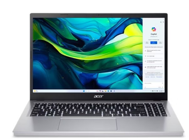 Poskozena krabice Acer Aspire GO (AG15-32P-C2FA) Intel N150/8GB/128GB SSD/15,6"/Win11 Home S mode/stříbrná
