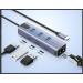 PremiumCord Adapter USB-C na Gigabit 10/100/1000Mbps + 3x USB3.2 konektor