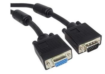 PremiumCord Kabel prodlužovací HQ(Coax) 2x ferrit, SVGA, DDC2, 3xCoax+8žil, 20m
